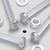 60x Clear Acrylic Pan Head Plastic Screws & Bolts M4 x 30mm, Nuts & Washers