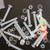 60x Clear Acrylic, Pan Head, M4 x 30mm, Plastic Bolts, Nuts & Washers - Screws