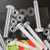 60x Clear Acrylic, Pan Head, M4 x 30mm, Plastic Bolts, Nuts & Washers - Screws