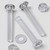 50x Clear Acrylic Countersunk Screws & Bolts M4 x 30mm, Nuts & Washers