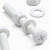 20x White, Pan Cross Head, (PP), M5 x 40 mm, Plastic Bolts, Nuts & Washers - Screws
