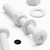 20x White PP Pan Head Plastic Screws & Bolts M5 x 40mm, Nuts & Washers