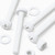 20x White PP Pan Head Plastic Screws & Bolts M5 x 40mm, Nuts & Washers