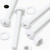 20x White, Pan Cross Head, (PP), M5 x 40mm, Plastic Bolts, Nuts & Washers - Screws