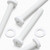 20x White, Pan Cross Head, (PP), M5 x 40mm, Plastic Bolts, Nuts & Washers -Screws