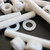 20x White, Pan Cross Head, (PP), M5 x 40mm, Plastic Bolts, Nuts & Washers -Screws