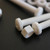 20x White, Pan Cross Head, (PP), M5 x 40mm, Plastic Bolts, Nuts & Washers -Screws