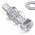 60x Clear Acrylic Pan Head Plastic Screws & Bolts M5 x 30mm, Nuts & Washers