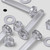 60x Clear Acrylic Pan Head Plastic Screws & Bolts M5 x 30mm, Nuts & Washers