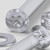 50x Clear Acrylic, Countersunk Cross Head, M3 x 25mm, Plastic Bolts, Nuts & Washers - Screws