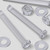50x Clear Acrylic Countersunk Screws & Bolts M3 x 25 mm, Nuts & Washers
