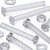 50x Clear Acrylic, Countersunk Cross Head, M3 x 25mm, Plastic, Bolts, Nuts & Washers - Screws