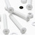 20x White, Countersunk Cross Head, (PP), M5 x 40mm, Plastic Bolts, Nuts & Washers - Screws