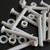 20x White, Countersunk Cross Head, (PP), M5 x 40mm, Plastic Bolts, Nuts & Washers - Screws