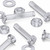 50x Clear Acrylic, Countersunk Cross Head, M3 x 16 mm, Plastic Bolts, Nuts & Washers - Screws