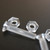 50x Clear Acrylic, Countersunk Cross Head, M3 x 16mm, Plastic, Bolts, Nuts & Washers - Screws