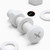 20x White PP Pan Head Plastic Screws & Bolts M8 x 40mm, Nuts & Washers