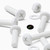 20x White PP Pan Cross Head M8 x 40mm Plastic Bolts, Nuts & Washers - Screws