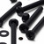 20x Black, Pan Cross Head, (PP), M5 x 40mm, Plastic Bolts, Nuts & Washers - Screws