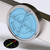 Magnetic Metal Large Spirit Bubble Level 60mm Diameter, Blue/Silver