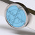 Magnetic Metal Large Spirit Bubble Level 60mm Diameter, Blue/Silver