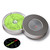 Magnetic Metal Large Spirit Bubble Level 60mm Diameter, Green/Silver