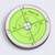 Magnetic Metal Large Spirit Bubble Level 60mm Diameter, Green/Silver