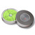 Magnetic Metal 60mm Diameter Bullseye Spirit Bubble Level, Round, Green