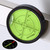 Magnetic Metal 60mm Diameter Bullseye Spirit Bubble Level, Round, Green