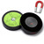 Magnetic Metal Large Spirit Bubble Level 60mm Diameter, Green/Black