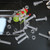 10x Large Angled L Brackets, 3mm Clear Acrylic + 50x M5 Bolts