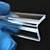 4x Clear 500mm Acrylic / PC Low Profile Flexible Living Hinges, Continuous