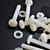 50x Nylon, Pan Cross Head, M6 x 40mm, Plastic Bolts, Nuts & Washers - Screws