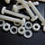 50x Nylon, Pan Cross Head, M6 x 40mm, Plastic Bolts, Nuts & Washers - Screws