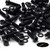 50x Black Nylon Socket Hex Head, M5 x 20 mm, Plastic Bolts, Nuts & Washers