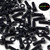 50x Black Nylon, Socket Head, M6 x 20mm, Plastic Bolts, Nuts & Washers - Screws
