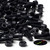 50x Black Nylon, Socket Head, M6 x 20mm, Plastic Bolts, Nuts & Washers - Screws