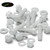10x Natural PVDF Socket Head Machine Screws M4 x 20 mm, Nuts & Washers