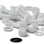 10x Natural PVDF Socket Head Machine Screws M4 x 20 mm, Nuts & Washers