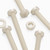 50x Nylon, Pan Cross Head, M4 x 40mm, Plastic Bolts, Nuts & Washers - Screws