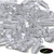 50x Clear Acrylic Socket Head Machine Screws M6 x 20mm, Nuts & Washers