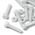 10x Natural PVDF Socket Head Machine Screws M3 x 20mm, Nuts & Washers