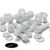 10x Natural PVDF Socket Head Machine Screws M6 x 20mm, Nuts & Washers