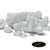 10x Natural PVDF Socket Head Machine Screws M6 x 20mm, Nuts & Washers