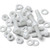 10x Natural PVDF Socket Head Machine Screws M6 x 20mm, Nuts & Washers