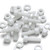 10x Natural PVDF Socket Head Machine Screws M6 x 20mm, Nuts & Washers