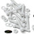 10x PVDF, Socket Hex Head, M6 x 40 mm, Bolts, Washers & Nuts - Machine Screws