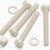 50x Natural Nylon Pan Head Machine Screws & Bolts M5 x 40mm, Nuts & Washers