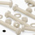 50x Natural Nylon Pan Head Machine Screws & Bolts M5 x 40mm, Nuts & Washers