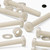 50x Nylon, Pan Cross Head, M5 x 40mm, Plastic Bolts, Nuts & Washers - Screws